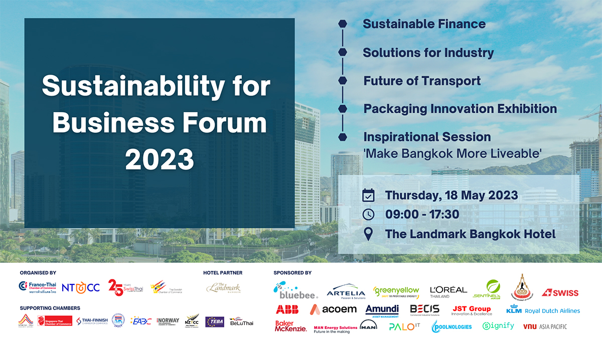 Explore bluebee® at the Bangkok Sustainability Forum 2023