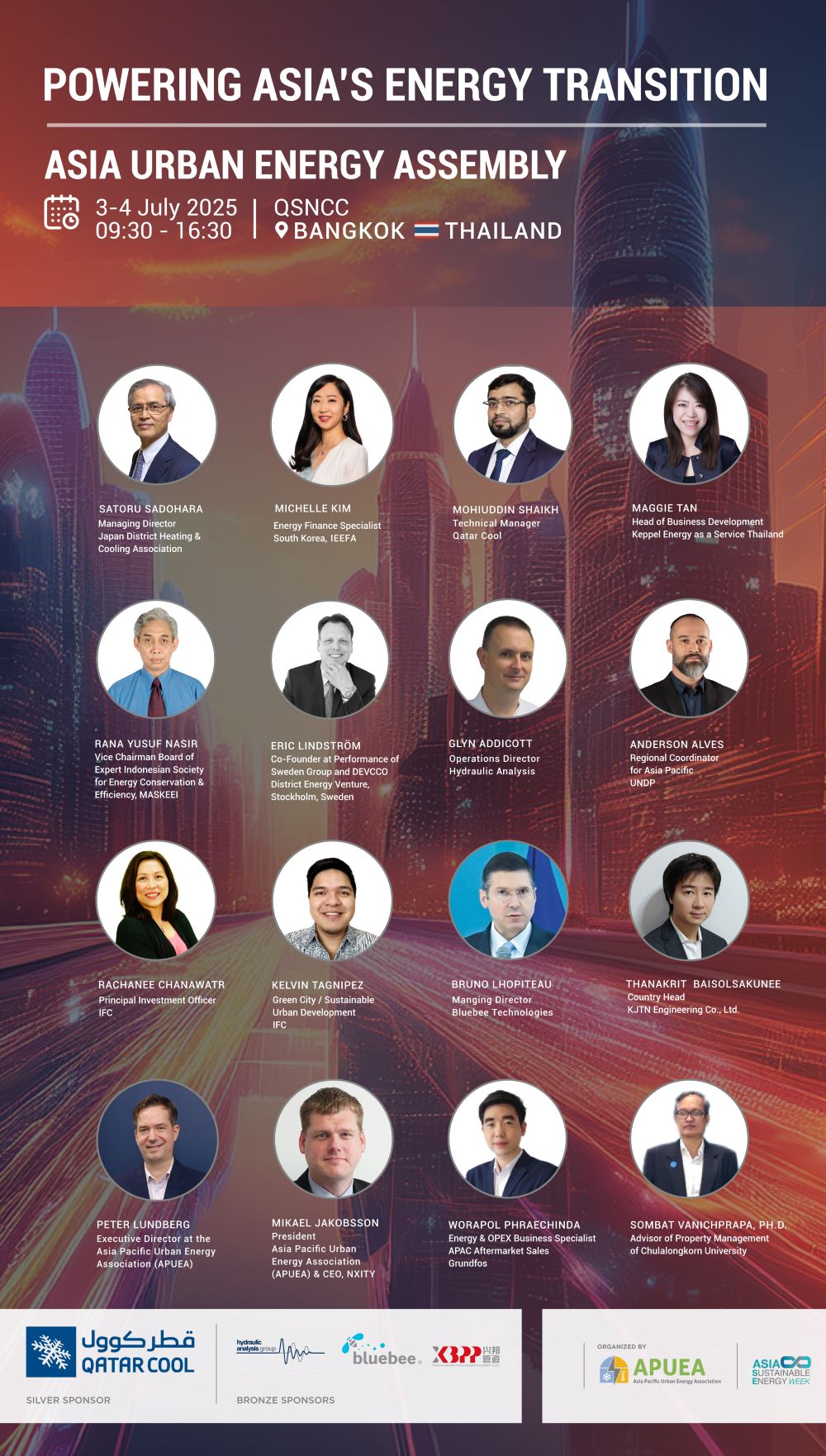 Bluebee Tech to speak at the Asia Urban Energy Assembly 2025 (July 3-4) in Bangkok
