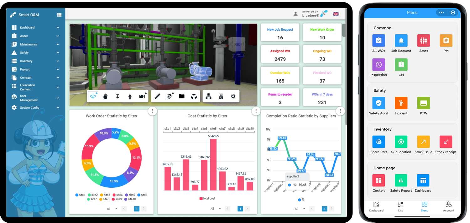 bluebee® X: Ultra‑customizable CMMS/EAM that truly adapts to your business bluebee® X: Ultra‑customizable CMMS/EAM that truly adapts to your business