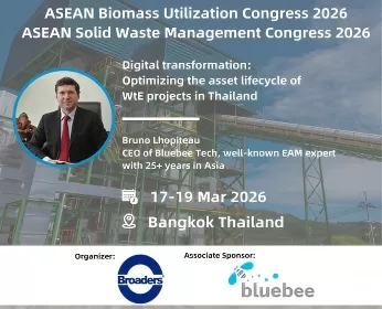 Digital Transformation Across the Asset Lifecycle: Bluebee Tech to Speak at ASEAN Biomass & Solid Waste Management Congress 2026 in Thailand
